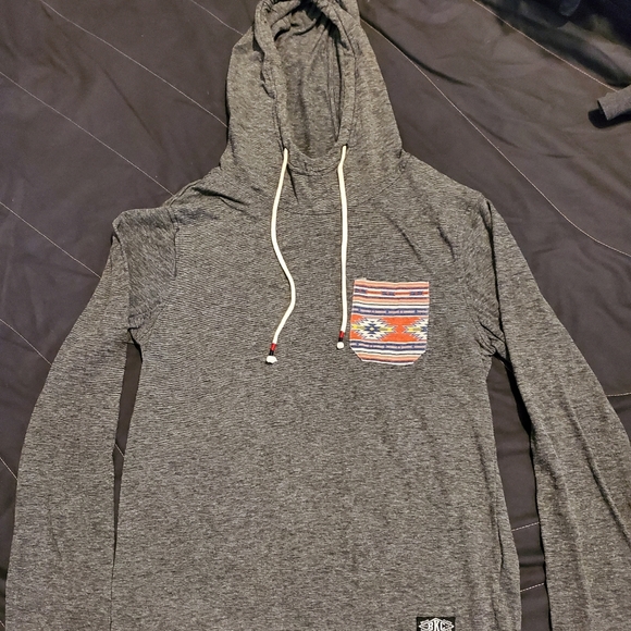 Brooklyn Cloth Aztec light hooded shirt - Picture 1 of 5